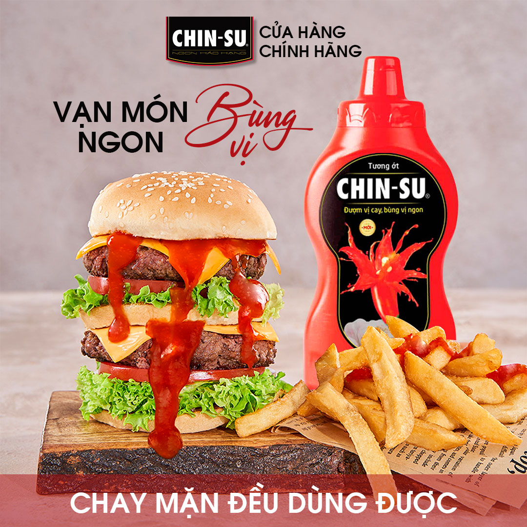Combo 2 Tương Ớt CHIN-SU 500G (Bao bì có thể thay đổi theo đợt nhập hàng)