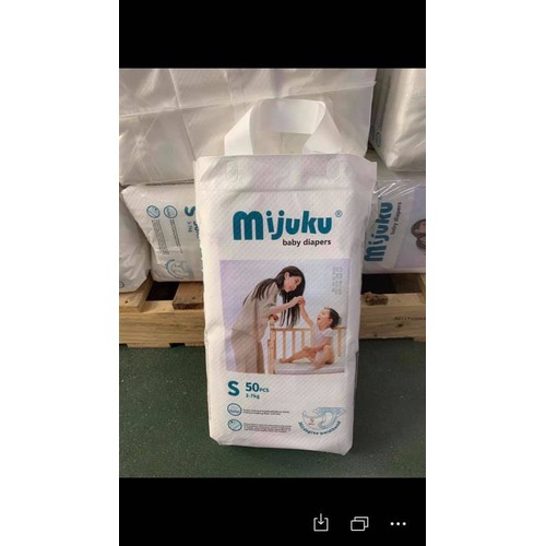 Bỉm tã dán Mijuku 1 bịch 50 miếng đủ size
