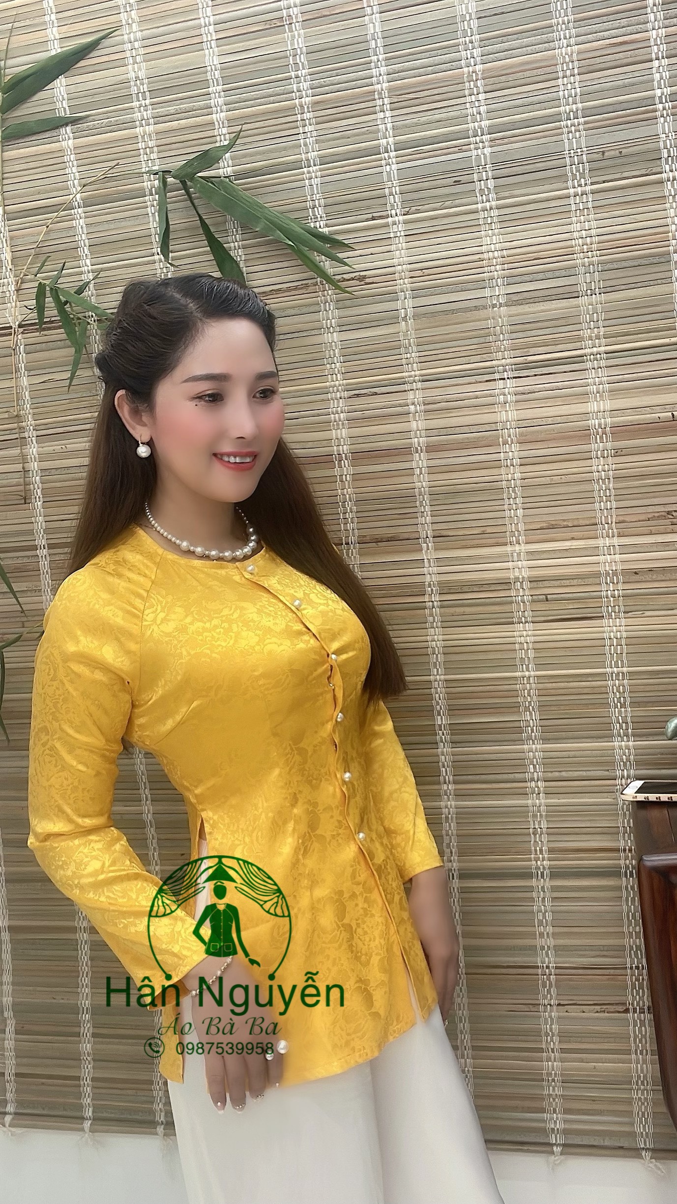 ÁO BA GẤM KÈM QUẦN