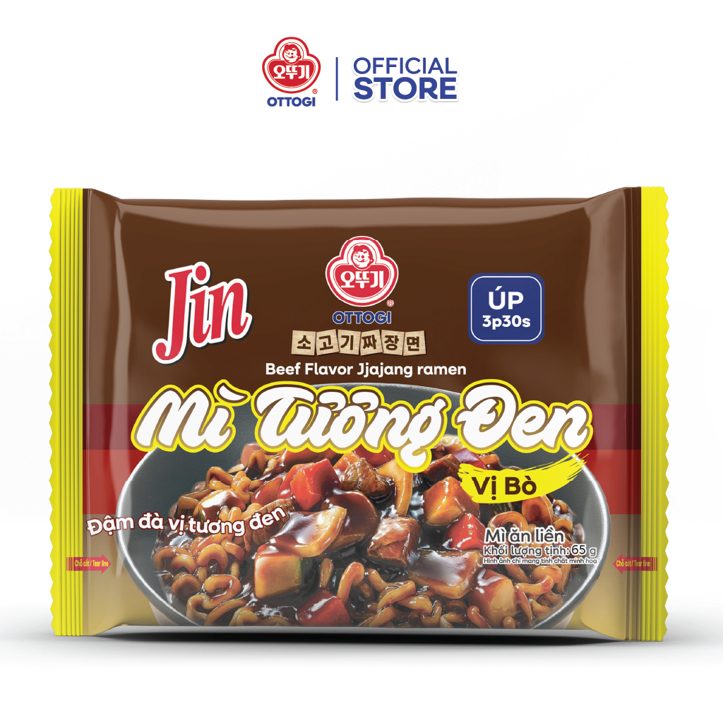 Mì Ăn Liền - Mì Tương Đen Vị Bò Otoki 65g