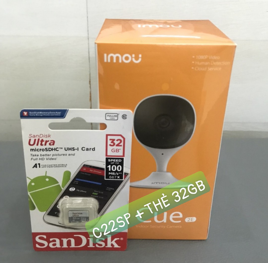 Camera Wifi Imou C22SP 2.0MP, đàm thoại 2 chiều, Chính hãng Imou Việt Nam, Fullbox Nguyên Seal