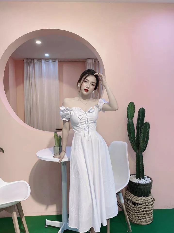Đầm Nữ Ôm Body Phối Sọc PU90