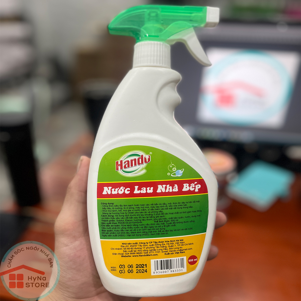 Nước lau nhà bếp 500ml chuyên dụng