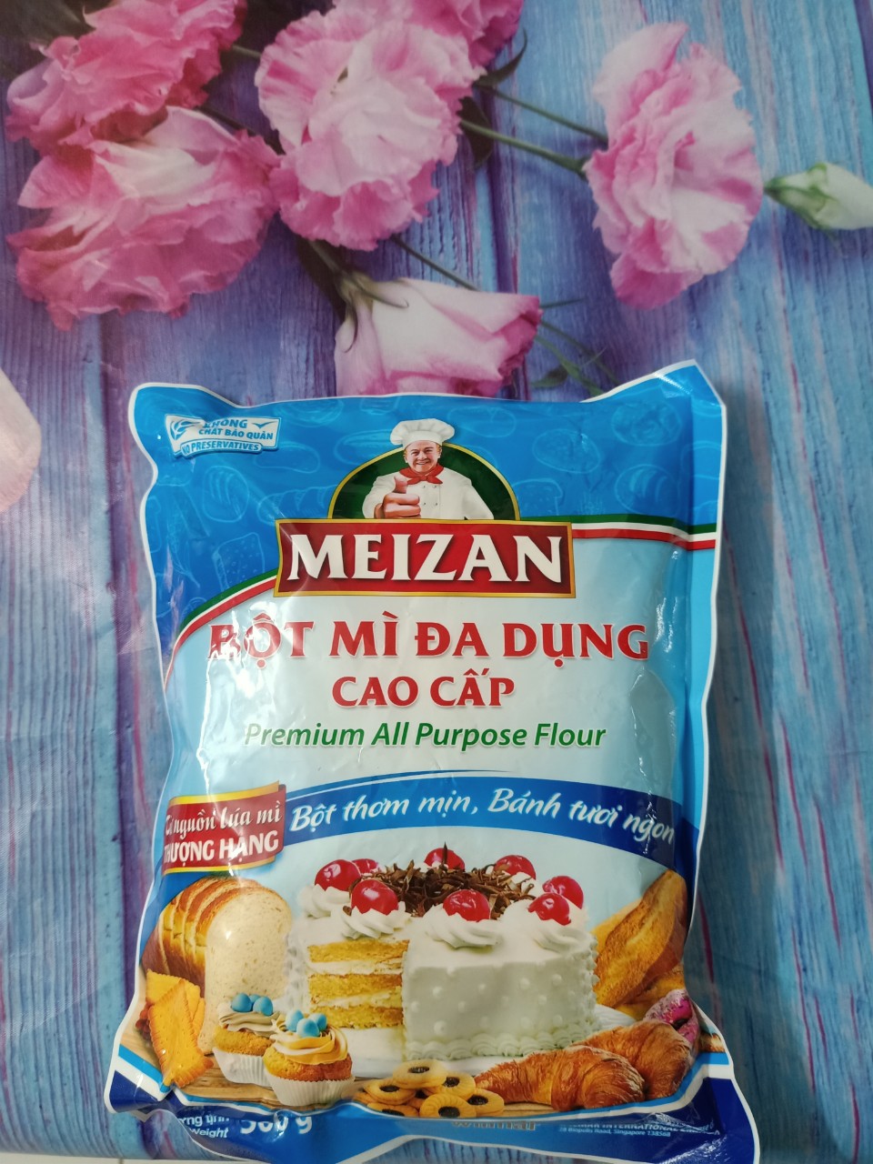 bột mì đa dụng cao cấp Mezan gói 500g