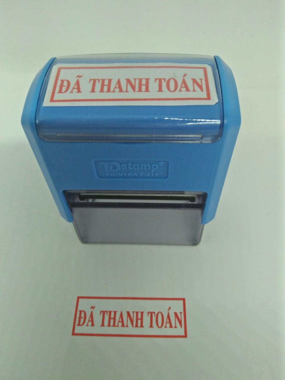 Dấu Đã Thanh Toán ( Màu đỏ)