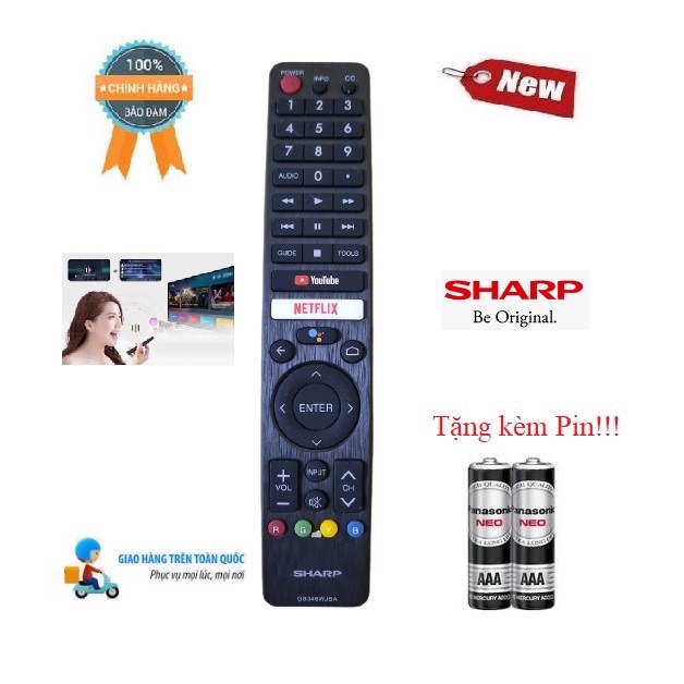 ĐIỀU KHIỂN SHARP GIỌNG NÓI CHÍNH HÃNG
