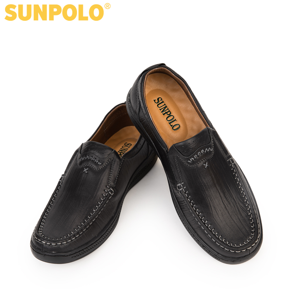 Men Leather Shoes SUNPOLO CS5150