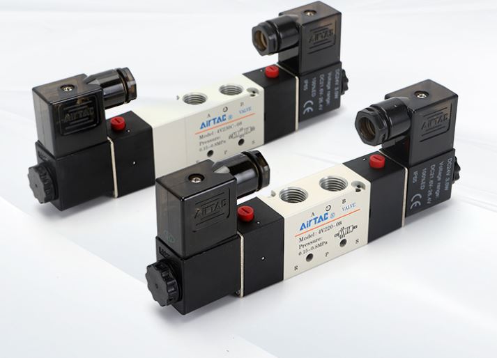 Van điện từ 4V220-08 dùng để điều khiển xylanh khí nén