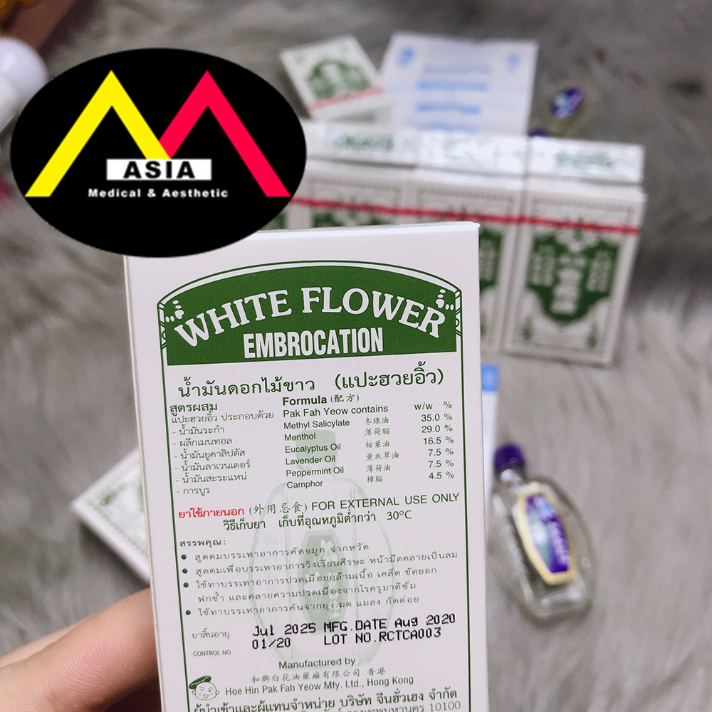[HÀNG Chính Hãng] Dầu Bạch Hoa Thái Lan 10ml
