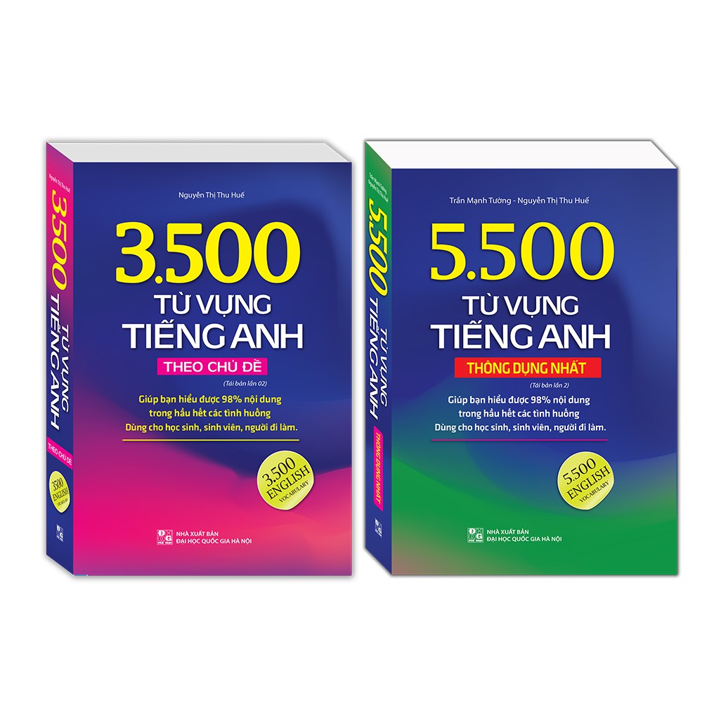 Sách - 5500 từ vựng tiếng anh thông dụng nhất và 3500 từ vựng tiếng anh theo chủ đề