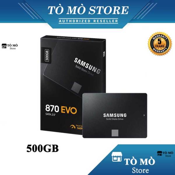 Bảng giá [HCM]Ổ cứng SSD Samsung 870 EVO 500GB 2.5-Inch SATA III - Bảo hành 5 năm Phong Vũ