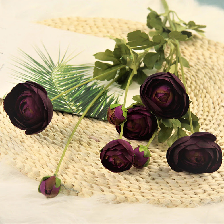 Hoa mao lương giả hoa lụa cao cấp
