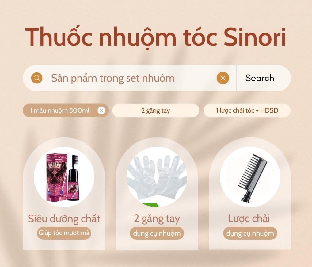 THUỐC NHUỘM TÓC THẢO DƯỢC