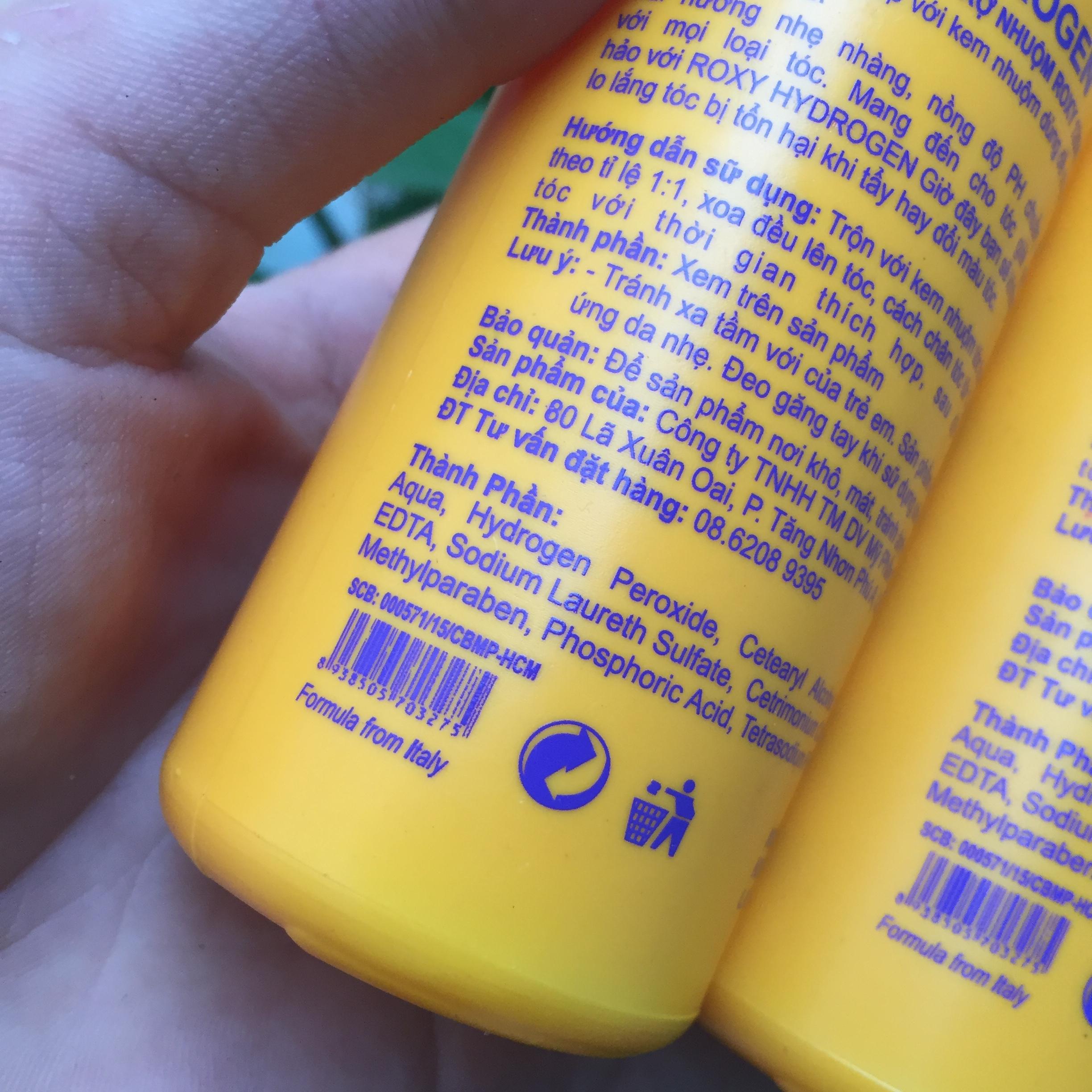 [HCM]KEM OXY TRỢ NHUỘM ROXY 120ml