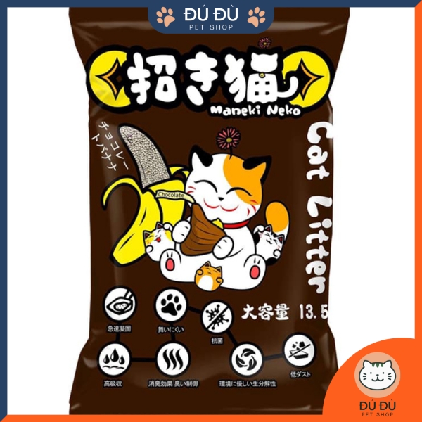 Cát Vệ Sinh Mèo Nhật Bản Maneki Neko 5L
