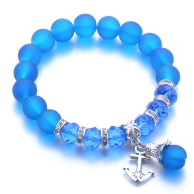 Vòng đeo tay chuỗi hạt mã não giả đính kèm chuông cực đẹp dành cho các cô nàng đi chơi đi dạo phố và chụp hình TKS4