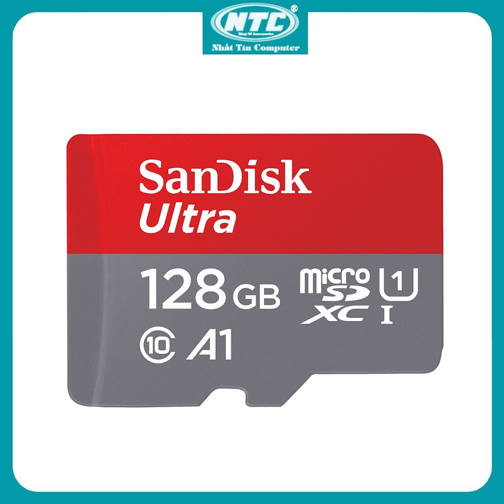 Thẻ nhớ MicroSDXC SanDisk Ultra A1 16GB/ 32GB/ 64GB/ 128GB Class 10 U1 100MB/s - Không Box (Đỏ) Nhất Tín Computer