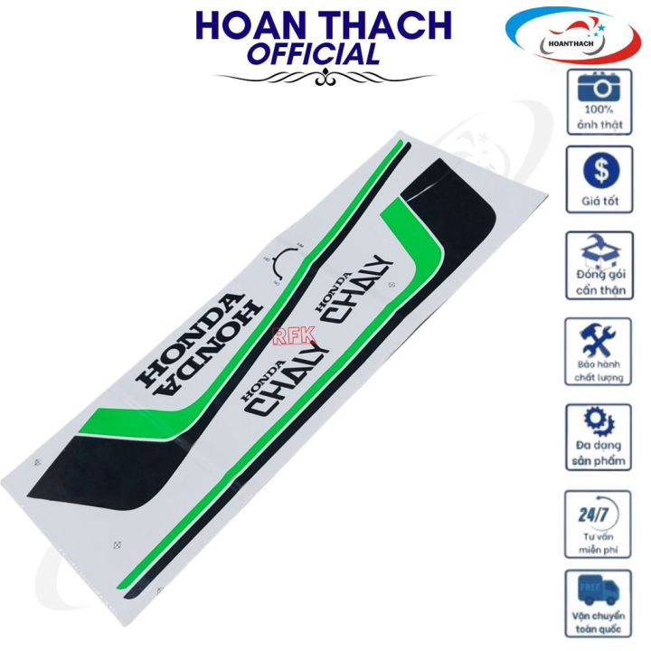 Bộ Tem Xe Máy Chaly Xanh