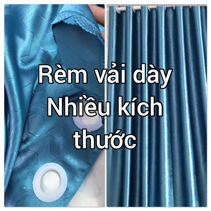 VẢI DÀY-Rèm vải đơn sắc in chìm họa tiết đẹp, mẫu mới
