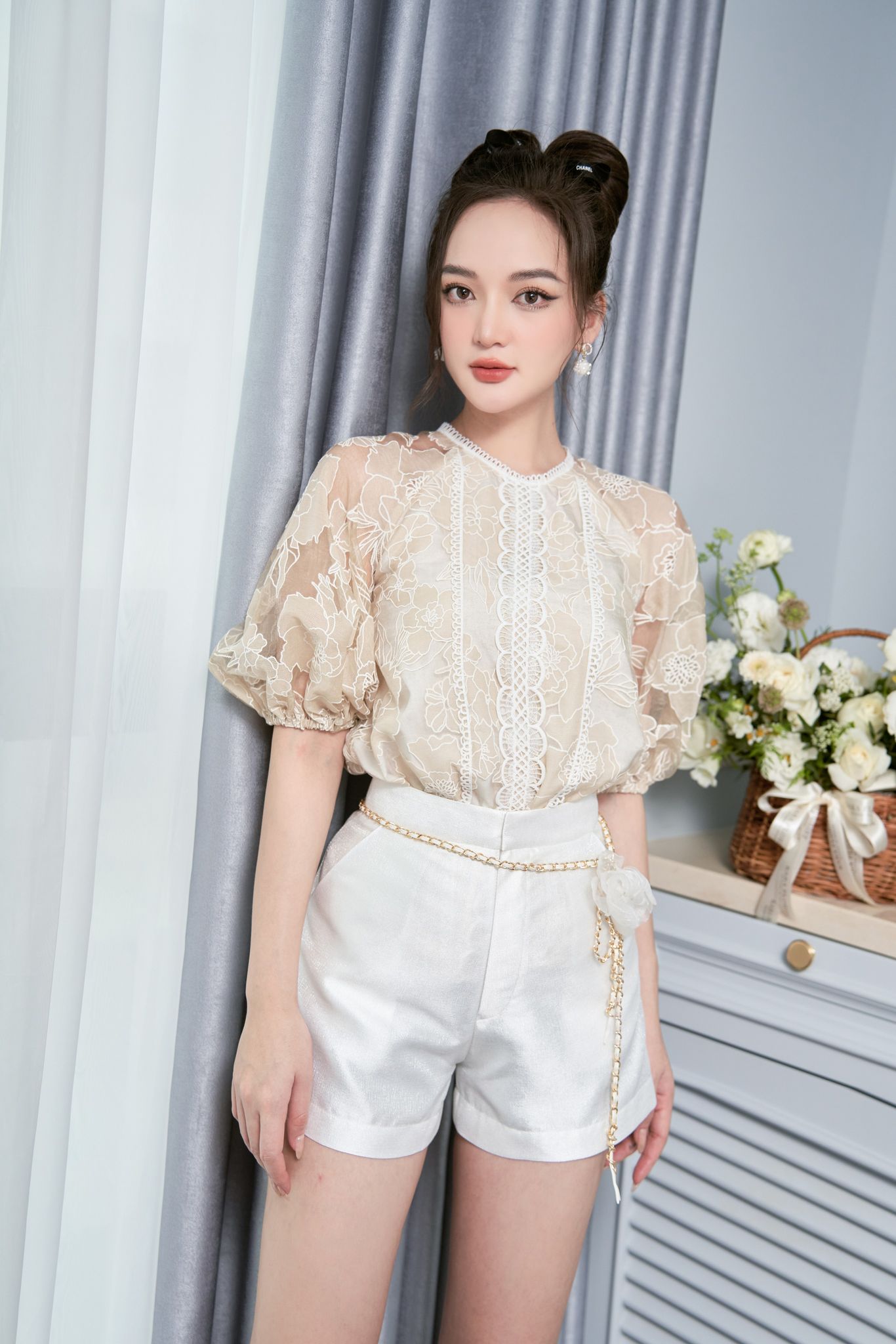 Quần Short Cạp Cao - EDINI - S152