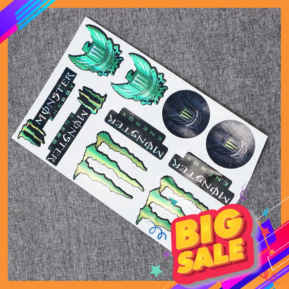 [TEM CROM M.E M2]BỘ TEM LOGO, TEM MẠ CROM LOGO MONSTER ENERGY MẪU MỚI CỰC ĐẸP TRÊN THỊ TRƯỜNG