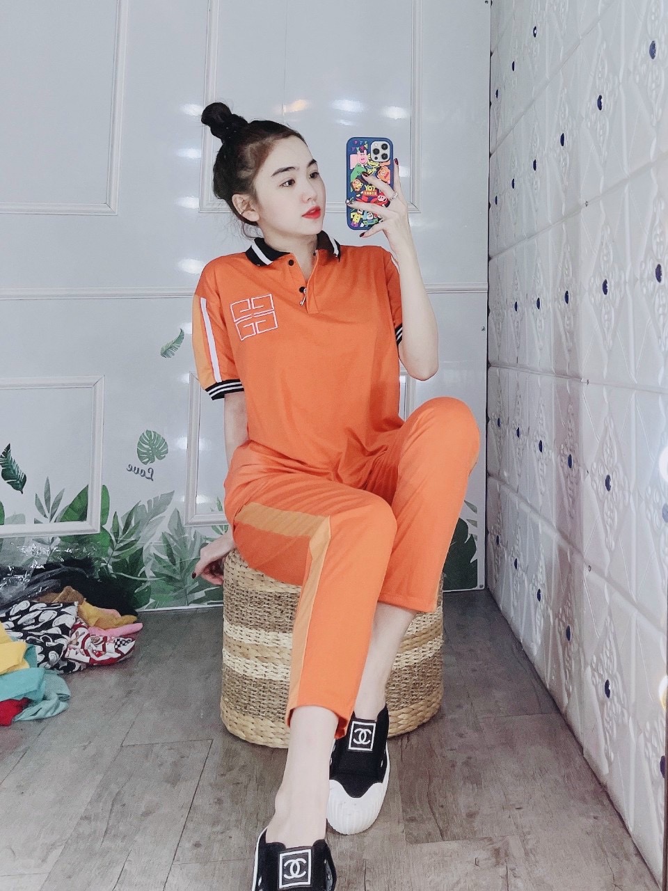Set Bộ Cổ Thêu Thời Trang( 40~70kg) - Sản Phẩm Y Hình