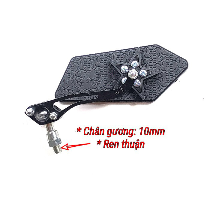 GƯƠNG CHIẾU HẬU XE MÁY 5 CẠNH (MỘT CHIẾC BÊN TRÁI)