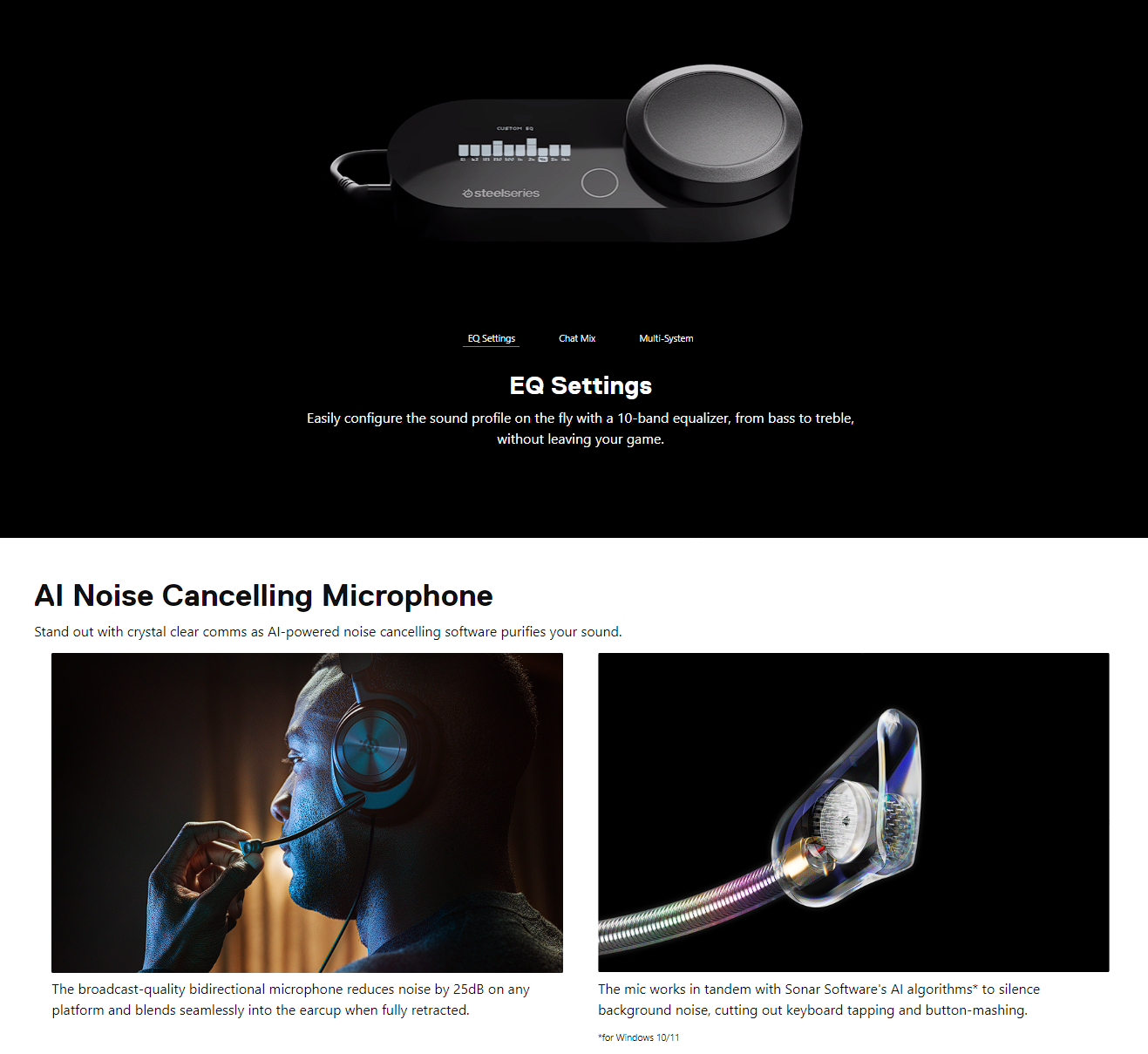 Tai nghe STEELSERIES ARCTIS NOVA Pro Multi system AMPLIFIER & DAC MKStore