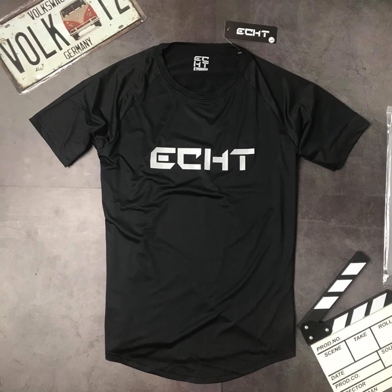 ÁO THUN THỂ THAO NAM, CO GIÃN 4 CHIỀU ECHT