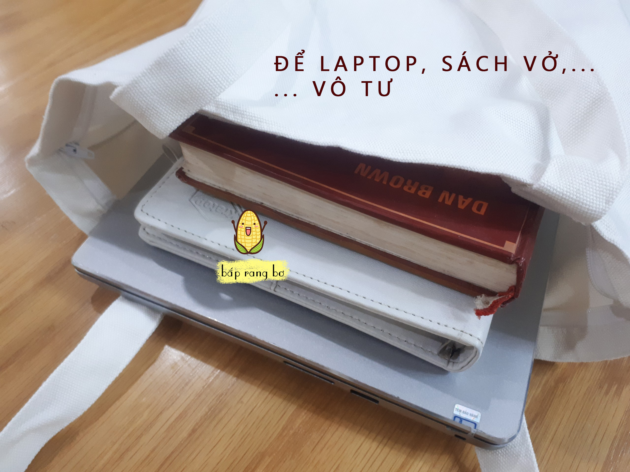 TÚI TOTE VUÔNG TOTORO (KHÓA MIỆNG TÚI VÀ TÚI CON) - VẢI CANVAS