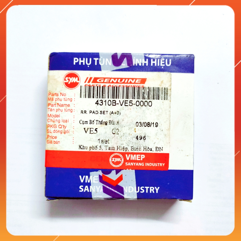 Má phanh sau xe Star sr 125 chính hãng