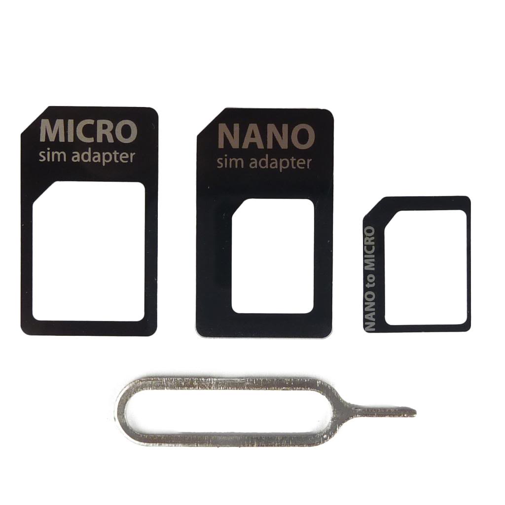 Combo 2 Bộ Kit Adapter khay sim Noosy và Que chọc sim