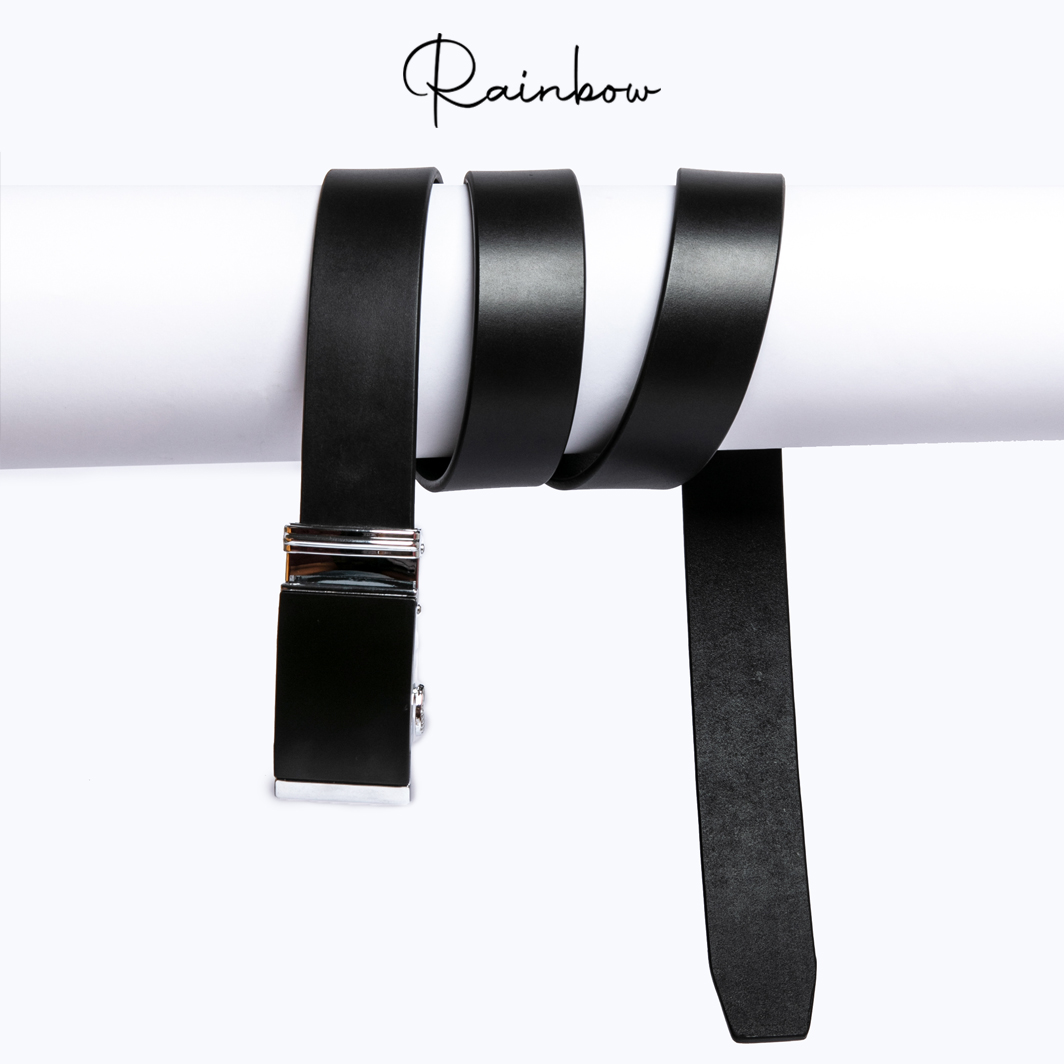 Thắt lưng nam thời trang Rainbow BELT-005-BLK màu đen