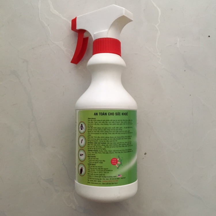 Tinh dầu xua đuổi muỗi - Chai xịt  350 ml