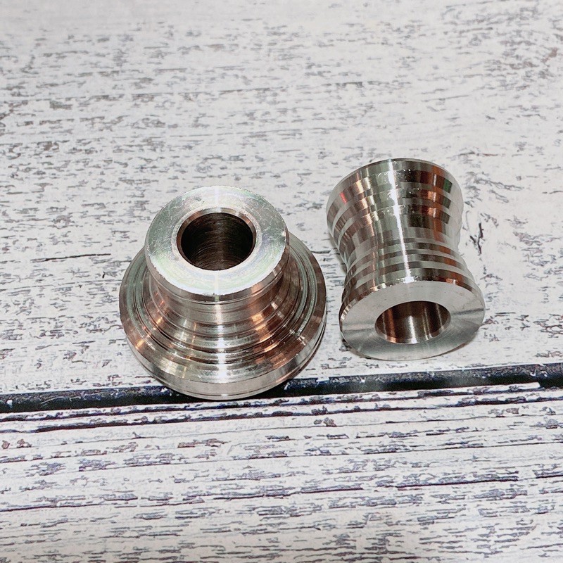 Bộ canh bánh trước sau inox 304 nguyên khối cho xe Dream Wave anpha