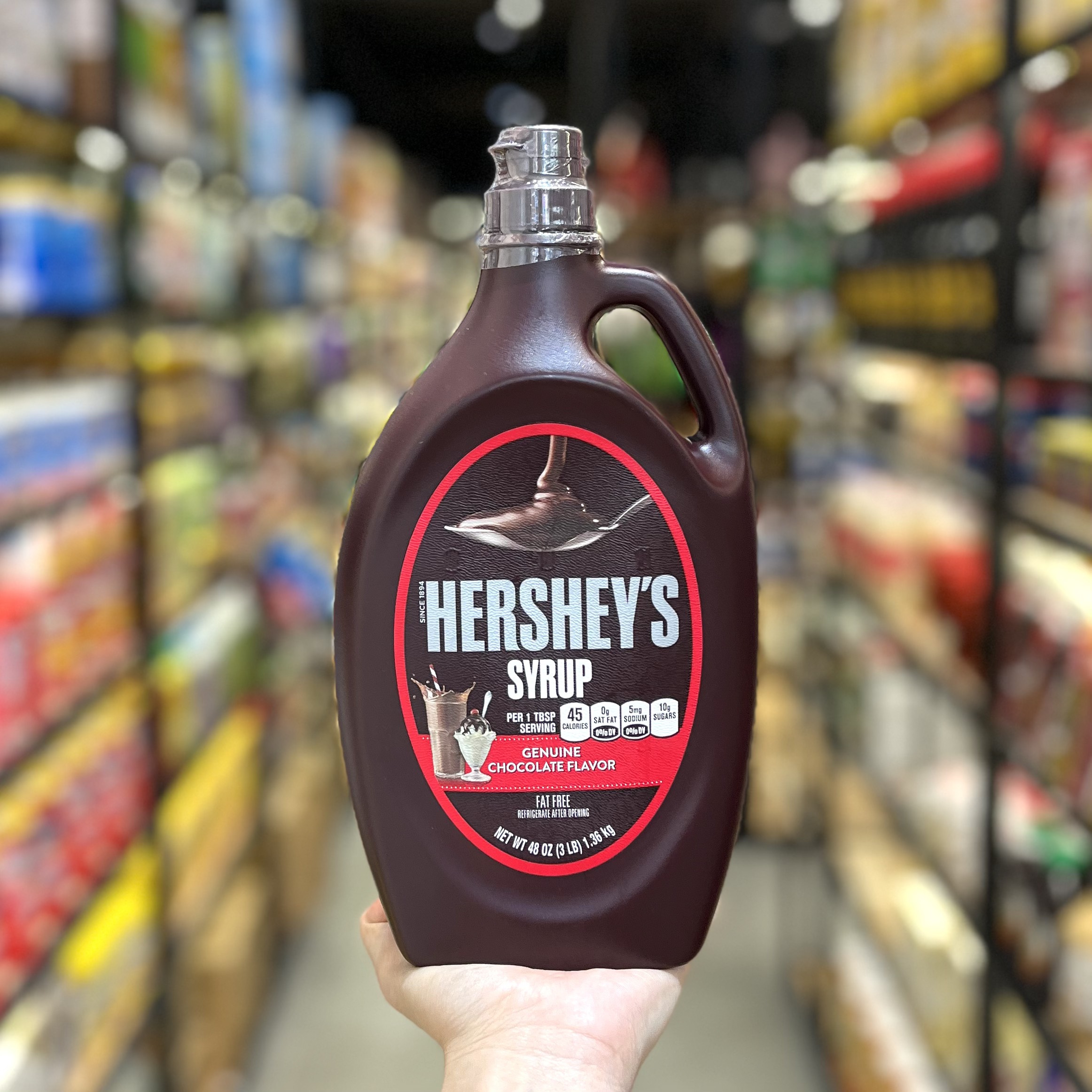 ( HÀNG CHUẨN DATE 01/2025 ) HERSHEY'S SYRUP CHOCOLATE CHAI LỚN 1.36KG MỸ