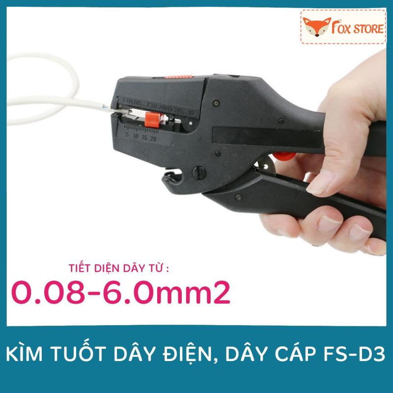Kìm tuốt dây điện FS-D3 (tiết diện dây từ 0.08-6mm2)