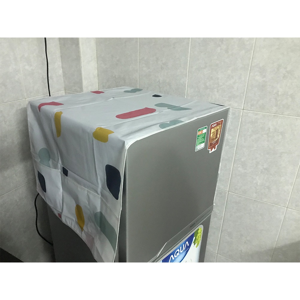 [HCM]Tấm phủ tủ lạnh vải dù có túi