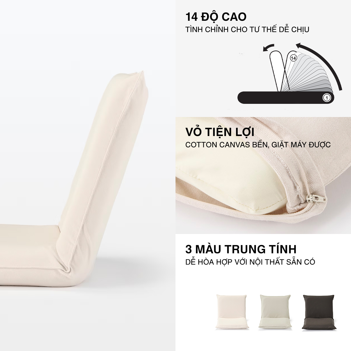 Ghế Ngồi Bệt S/L MUJI