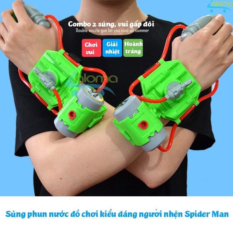 Đồ chơi phun nước đeo tay người nhện Spiderman (phiên bản 2023)