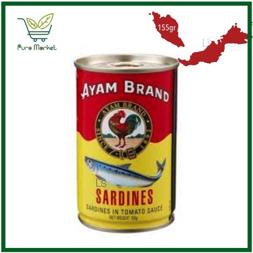 Cá Mòi Sốt Cà Chua hiệu Ayam Brand 155g