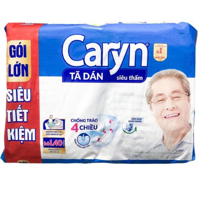 Tã Dán Siêu Thấm Caryn Gói Siêu Tiết Kiệm M-L40