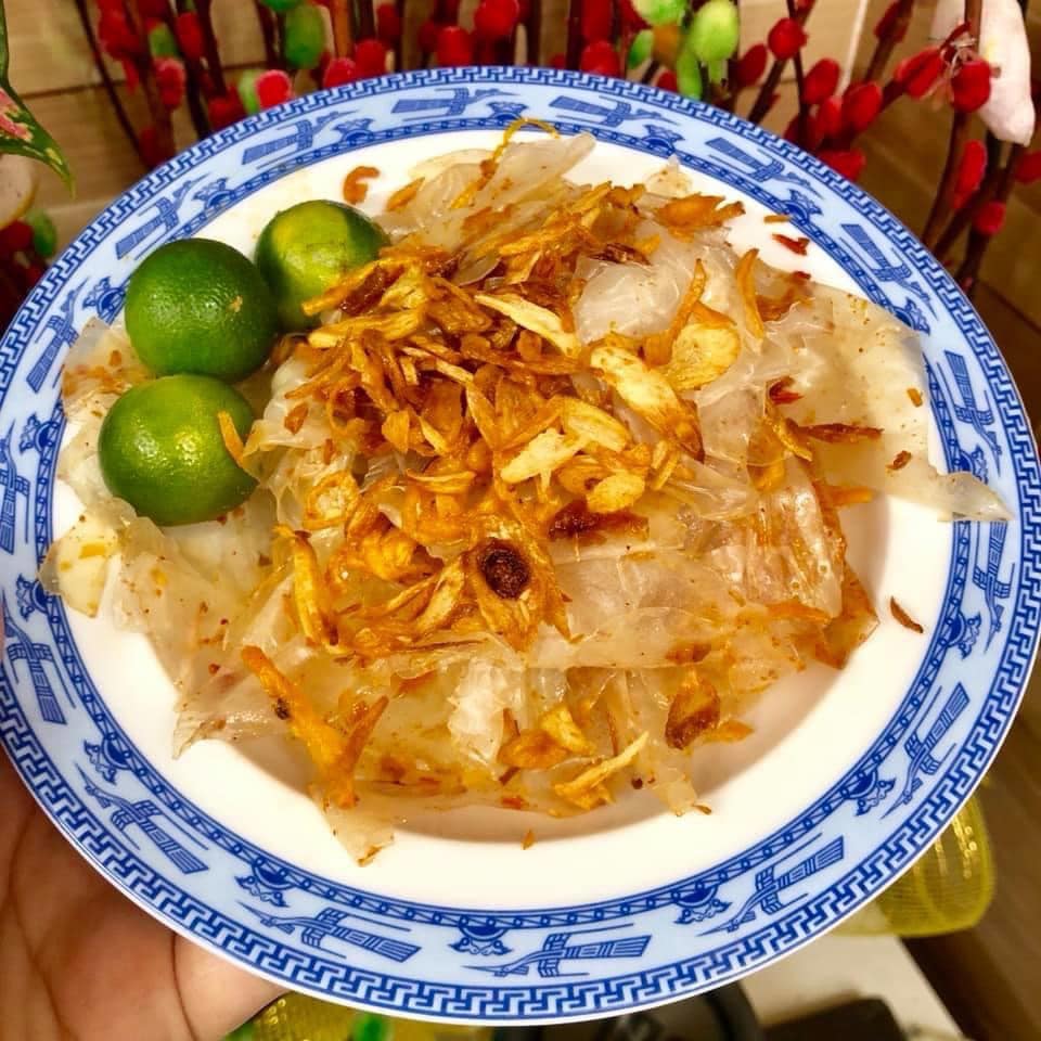 [1 Bịch] Bánh tráng trộn hành phi, sa tế và khô gà