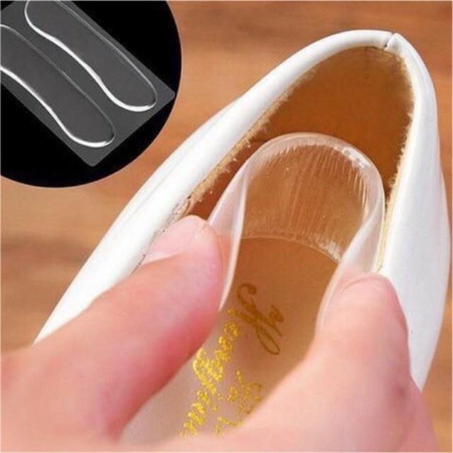 Combo 2 miếng lót giày silicon dán gót chân siêu mềm
