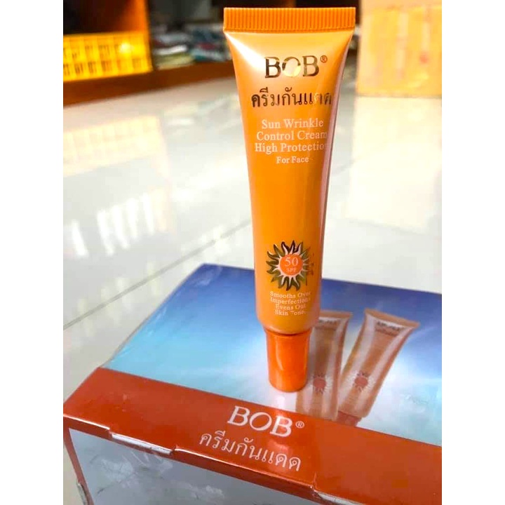 Kem Chống Nắng Và Makeup Da BOB SPF 50+ Thái Lan