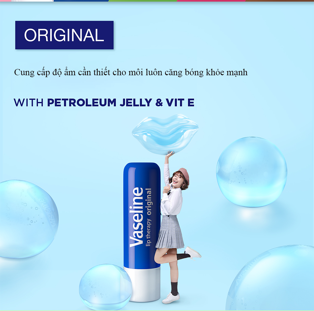 Son Dưỡng Môi Cho Môi Mềm Mại Vaseline Lip Therapy 4.8g (dạng thỏi)