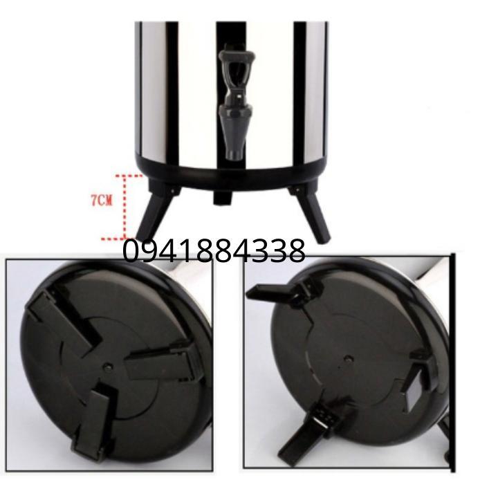 Bình Ủ Trà 3 Lớp Giữ Nhiệt Inox 8L
