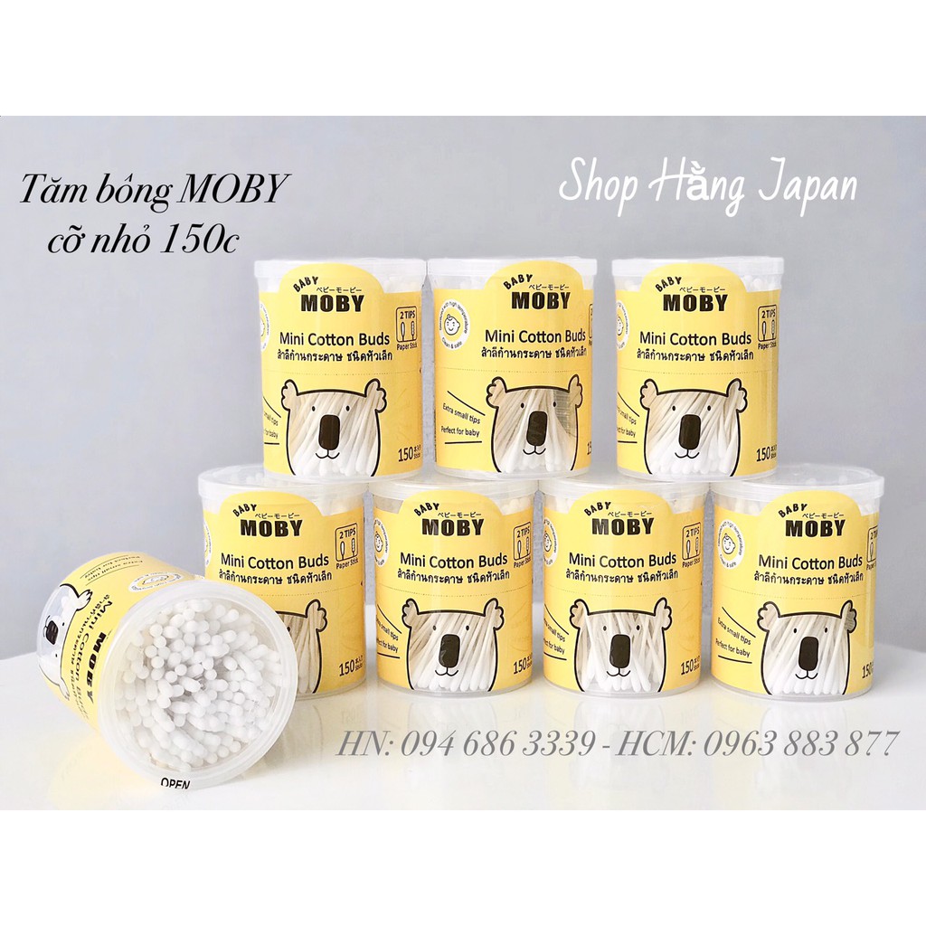 Bông tăm cho bé Moby cỡ nhỏ 150c