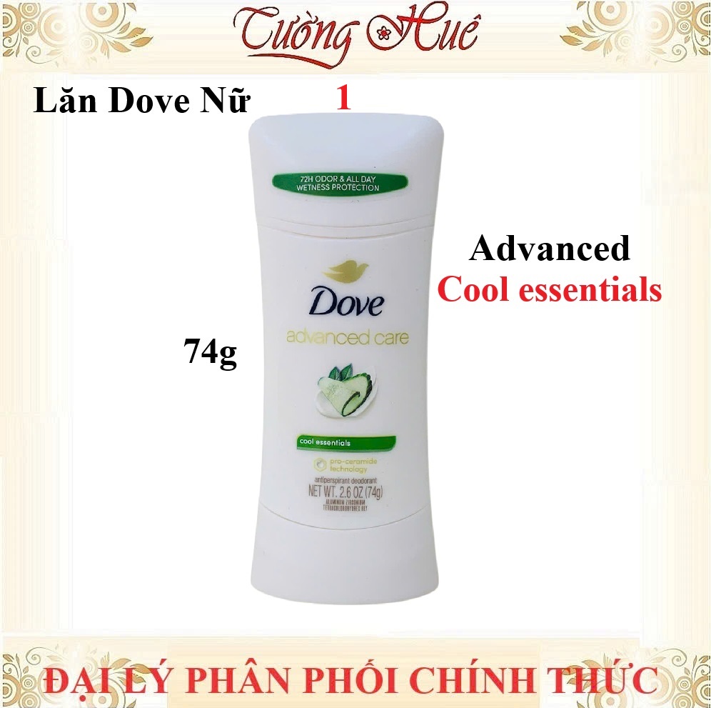 Lăn Khử Mùi Nữ Dove Nhiều Mùi Lựa Chọn - 74g