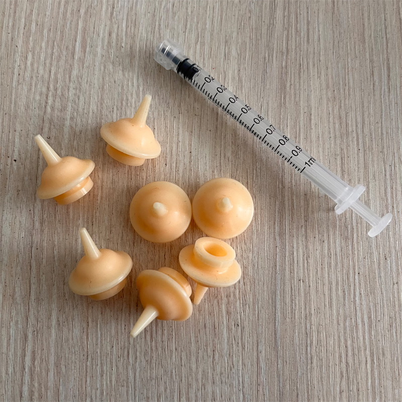 Núm vú giả thú cưng silicon Bình sữa thú con Núm ti uống sữa cho sóc chuột hsmster